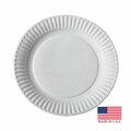 Aspen Products 12100-5-43004 PE 9 in. Uncoated Paper Plate, 1200PK 12100-5/43004  (PE)